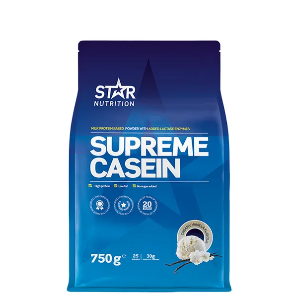 Star Nutrition Supreme Casein proteinpulver vanilje